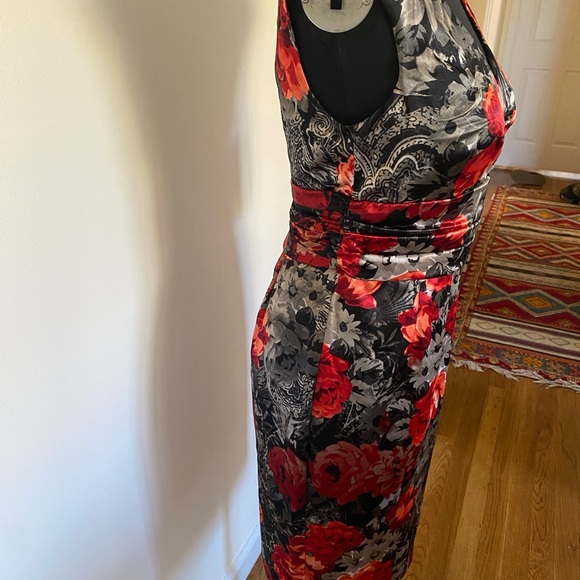 NWT Boston Proper Shadow Satin Rose dress size 6 - Picture 3 of 5